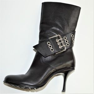 STEVEN BY STEVE MADDEN Leather  Boots Sz 8.5 BX1.8